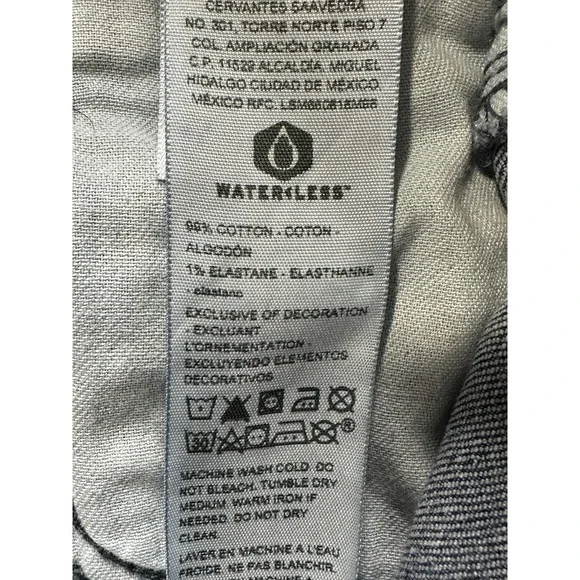 Signature Levi Strauss Jeans Mens 29x30 Blue Relaxed Fit Denim Stretch Waterless